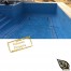 Size around 12 x4 meters Mix blue mosaic. Border on swimming pool walls of 30 CM. computer designed carpet at the floor of the swimming pool jacuzzi
